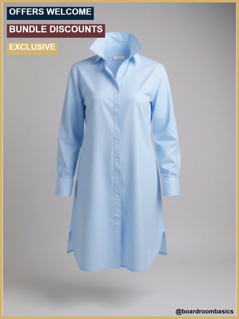 Long Sleeve Button Down Shirt Wrinkle Free Collared Work Blouse